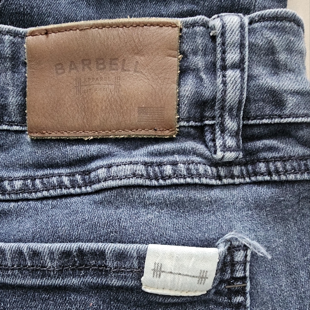 💚 (3 For $25) Barbell Apparel ($200) Athletic Fit Jeans Size 29 Stretch Denim - Picture 4 of 4